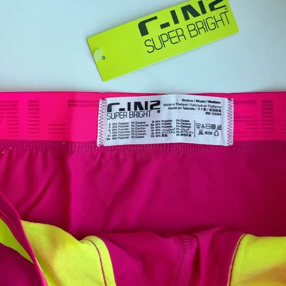 C-IN2 - Super Bright - Tank and Low Rise Brief - Pacifico Pink (M) (2 Items) - Picture 8 of 12